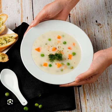 Крем-суп с морепродуктами / Seafood cream soup / SÚP KEM HẢI SẢN